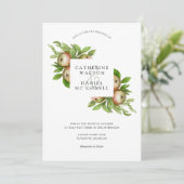 水の色りんご結婚の 招待状 (スタンド正面)