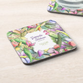 水の色をカスタマイズするフローラ概要 コースター (左側)