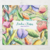 水の色をカスタマイズするフローラ概要 スパークリングワインラベル (シングルラベル)