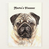 水の色をカスタマイズする プランナー手帳 (正面)