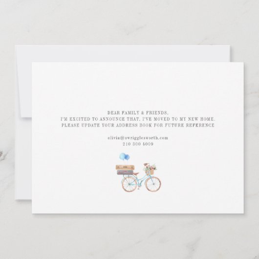 水の色をシックに動かす発表を移動 案内状 (裏面)