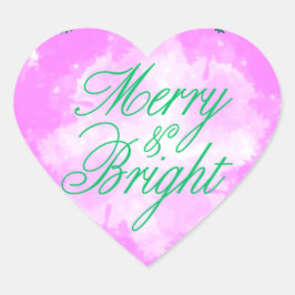 水の色をテーマとしメリーて、明るい休日 ハートシール