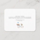 水の色を動かすアナウンスメントカードを移動 名刺 (裏面)