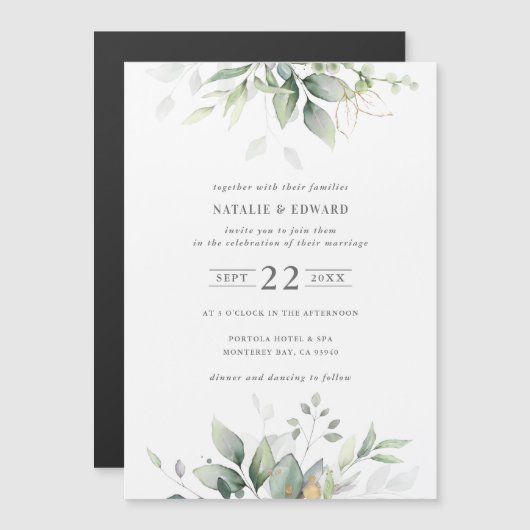 水の色を抑えた緑の葉 (正面/裏面)