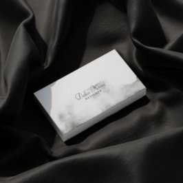 水の色を最小限に抑える 名刺