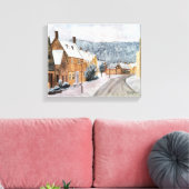 水の色を混ぜている生き物はなかった キャンバスプリント (インサイチュ (リビング))