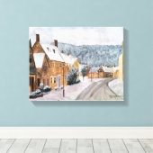 水の色を混ぜている生き物はなかった キャンバスプリント (インサイチュ (ウッドフロア))