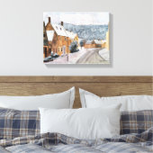 水の色を混ぜている生き物はなかった キャンバスプリント (インサイチュ (寝室))