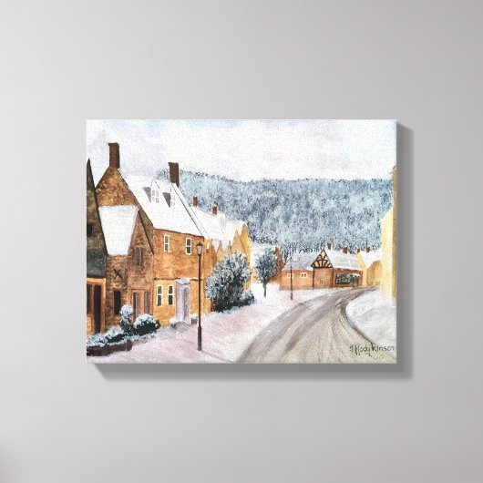 水の色を混ぜている生き物はなかった キャンバスプリント (正面)