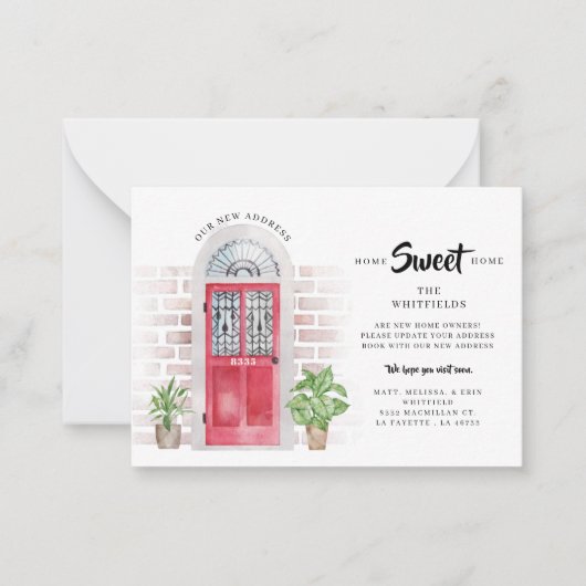 水の色を移動した予算移動の発表 ノートカード (正面)