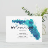 水の色を移動しているフロリダ移動 案内状 (スタンド正面)