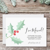 水の色を移動するホリー移動 案内状