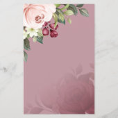 水の色を見つけるゲストブライダルシャワーゲームカード チラシ (裏面)