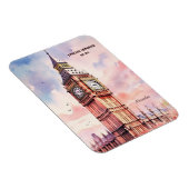 水の色アイコニックランドマークシティロンドンビッグベン マグネット (右側)