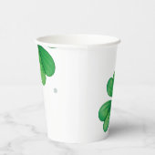 水の色アイリッシュリーフセントパトリックの日ベビーシャワー 紙コップ (右)