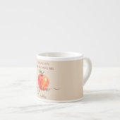 水の色アップル先生 – サンキューギフト エスプレッソカップ (正面右)