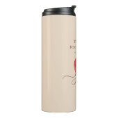 水の色アップル先生 – サンキューギフト タンブラー (回転左)