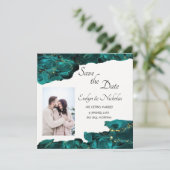 水の色アナスタシア結婚式の日付を保存 (スタンド正面)