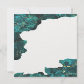 水の色アナスタシア結婚式の日付を保存 (裏面)