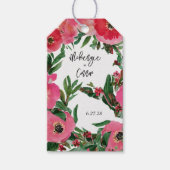 水の色アネモン結婚ズ ギフトタグ (正面)