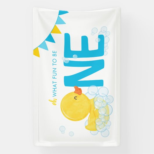 水の色アヒルああ何のおもしろいは1つのパーティー 横断幕 (縦)