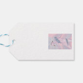 水の色アートビーナス女神の愛の精神デザイン ギフトタグ (裏面横)