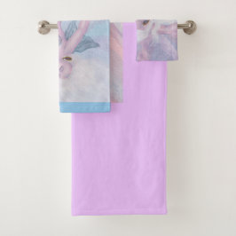 水の色アートビーナス女神の愛の精神デザイン バスタオルセット