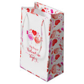 水の色アートラブバーズバレンタイン抱き枕 スモールペーパーバッグ (裏面アングル)