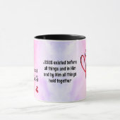 水の色イエス・クリスチャンについてのすべて マグカップ (中央)