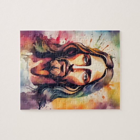 水の色イエス ジグソーパズル (横)