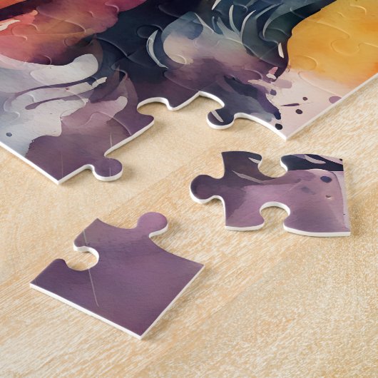 水の色イエス ジグソーパズル (側面)