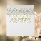 水の色イエローベビーシックイースターグリーティング シーズンカード