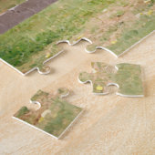 水の色イエローローズオブテキサス州 ジグソーパズル (側面)