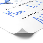 水の色イルカ – お母さんがアドレスを取得する ポスター (角)