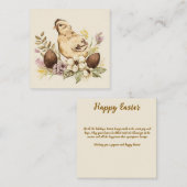 水の色イースターグリーティングカード ノートカード (正面/裏面)