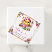 水の色イースターシック春の花ベビーシャワー フェイバータグ (インサイチュ)