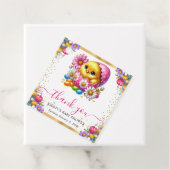 水の色イースターシック春の花ベビーシャワー フェイバータグ (インサイチュ)