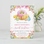 水の色イースターチックスとケーキ春甘い16 招待状 (スタンド正面)