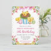 水の色イースターチックス春5th誕生日 招待状 (スタンド正面)