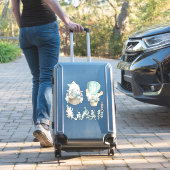 水の色イースターバニーズバスケット白ま澄んたは シール (スーツケースインサイチュ)