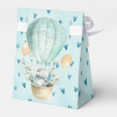 水の色イースターバニー熱気球 フェイバーボックス (裏面サイド)