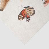 水の色イースターバニ絵を描ーと卵と花 薄葉紙 (詳細)