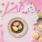 水の色イースターブランチ家族の伝統 ペーパープレート (パーティー)