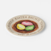 水の色イースターブランチ家族の伝統 ペーパープレート (アングル)