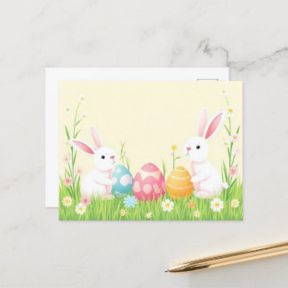 水の色イースターポストカード ポストカード