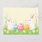 水の色イースターポストカード ポストカード (正面)