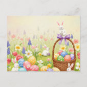 水の色イースターポストカード ポストカード (正面)