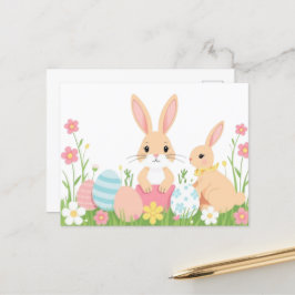 水の色イースターポストカード ポストカード