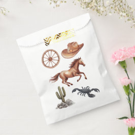 水の色ウェスタンキッドアート フェイバーバッグ