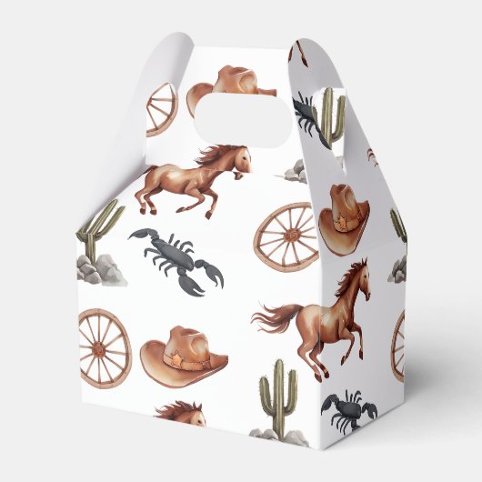 水の色ウェスタンキッドアート フェイバーボックス (正面サイド)